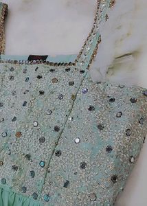 Sparkling Mint Ethnic Gown