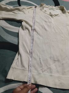 Cream Long Sleeve Top