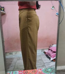 Stylish RIO Wide Leg tan Pants 5 feet female