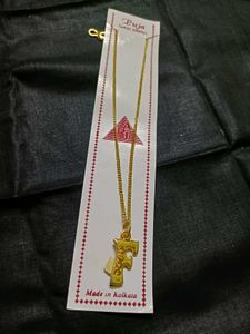 Gold Letter F Pendant Necklace
