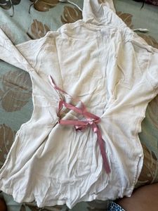Boho White Top with RIBBON 🎀 Back detailing
