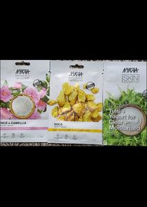 Nykaa Naturals Sheet Masks (3 pcs)