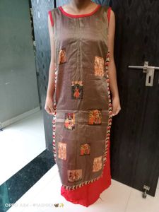 Brown Kurta