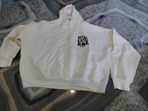 Cream Graphic Hoodie