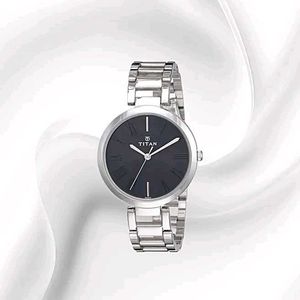 Titan Youth Analog Black Dial Women's Watch🩶