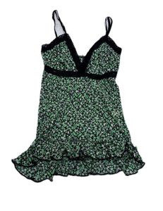 Green floral string