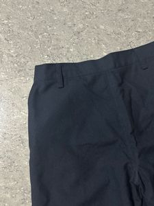 Classic Formal Navy Blue Straight Fit Trousers