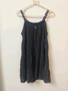 Sparkly Black Camisole dress