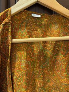 Vibrant Paisley Print Kimono Jacket