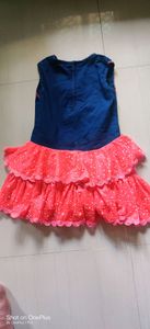 frock dress for 3 to 4 years girl( purchase from pantaloons) Use only 4 Times