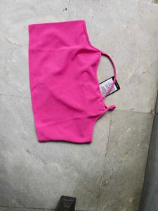 Co ord set -Bright Pink Wide Leg Trousers