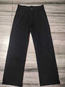 Dark Wash Wide Leg Jeans Black only need to iron