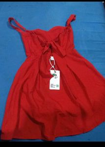 Chic Red Party Dress