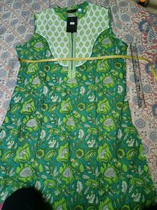 Green Cotton Kurti