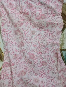 combo Embroidered Ethnic Top &amp; Printed Kurta