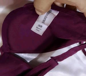 Burgundy Bra
