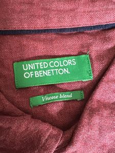 United Colors of Benetton Burgundy Shirt
