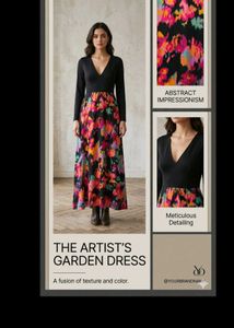 URBANIC - Vibrant Floral Maxi Dress