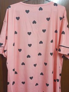 Cute Pink Heart Nightgown