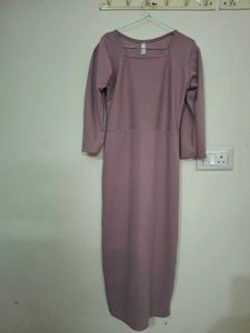 Elegant Long Sleeve Midi Dress