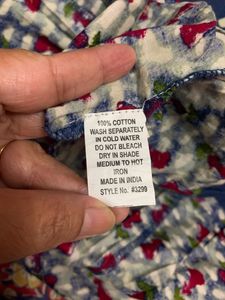 Beautiful Ajrakh Designer biba Kurta Is For Sale