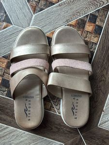 Stylish Rose Gold &amp; Pink Sandals