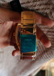 Original Guess Gold &amp; Green Watch