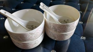 Bowls &amp; Spoons Set of 6