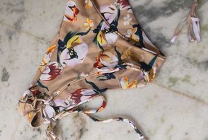 Floral Print Bikini Bottom