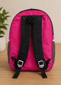 Cute Pink Backpack with Animal Prints