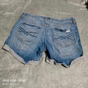 denim shorts