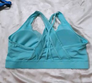 Stylish Blue Sports Bra