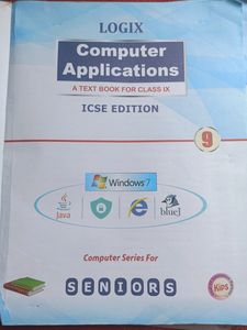 ICSE Class 9th Computer Applications Book