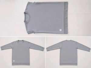 Grey Long Sleeve Top