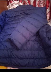 unisex Blue Puffer Jacket