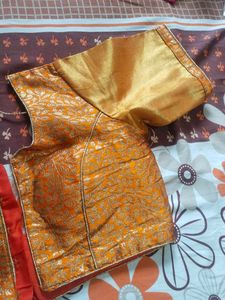 new orange and gold Blouse