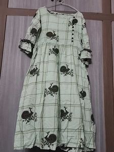 Pista Green Anarkali Kurta