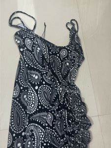 Boho Paisley Print Mini Dress