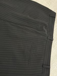 Classic Black Pinstripe Pants