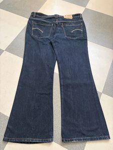 Premium Dark Wash Flared Jeans