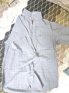 Men's Grey Checkered Shirt size 40