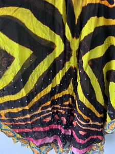 Designer Label Pure Georgette Boho Kaftan Top