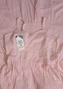 Beutiful Pink Candy Stripe Maxi Dress 💖