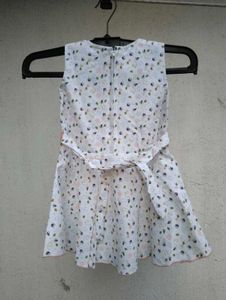 Adorable Floral Print Dress for Girls