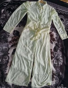Elegant Light Yellow Co-ord Set