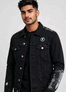 AAPE Black Denim Jacket