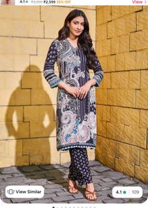 Stylish Printed Kurta with Pants Set.