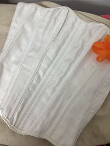 White Corset Style Blouse