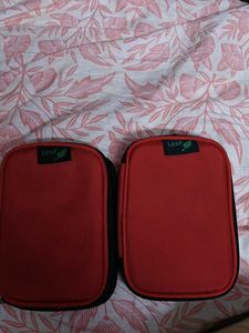 Leaf Red Pouch Set