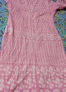 Pink Printed Kurta